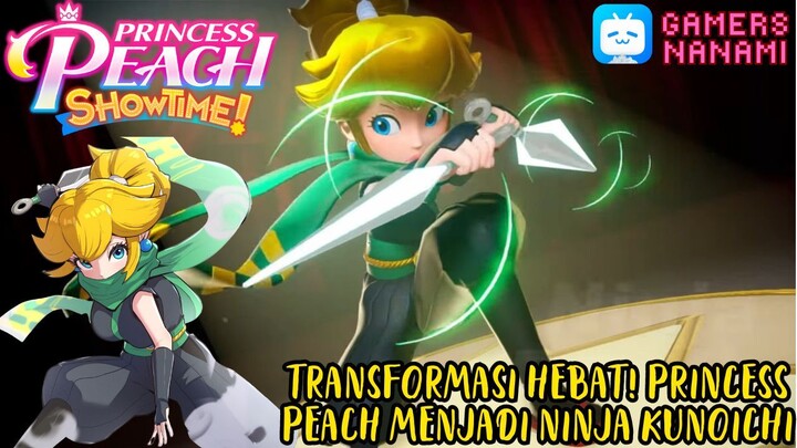 Petualangan Princess Peach Mendapat Kekuatan Ninja Kunoichi