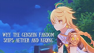 Why the Genshin fandom ships Aether with Keqing