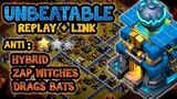 NEW TH12 WAR BASE WITH REPLAY PROOF + LINK | ANTI HYBRID & ZAP WITCHES & DRAGS BATS | CLASH OF CLANS