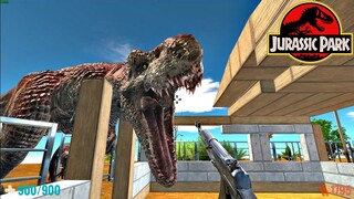 Survive with Dinosaurs in Jurassic Park Camp Cretaceous! Animal Revolt Battle Simulator