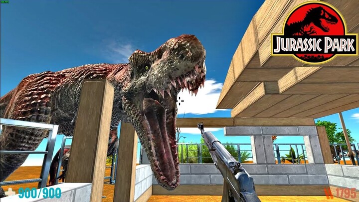 Survive with Dinosaurs in Jurassic Park Camp Cretaceous! Animal Revolt Battle Simulator