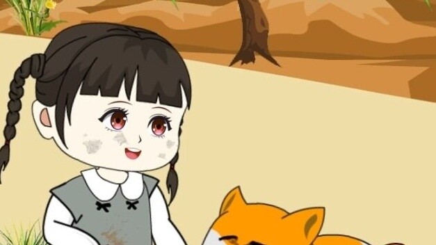 Seorang gadis berusia 6 tahun dan seekor anjing hitam besar bergantung satu sama lain karena tidak a