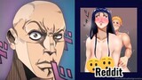 Anime vs Reddit ( The Rock Reaction  Meme)