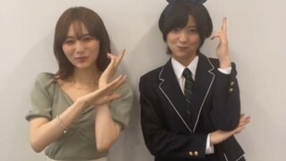 Tiktok - Điệu nhảy điệu bộ bằng tay của Nanami Asami và Sarashina Ruka