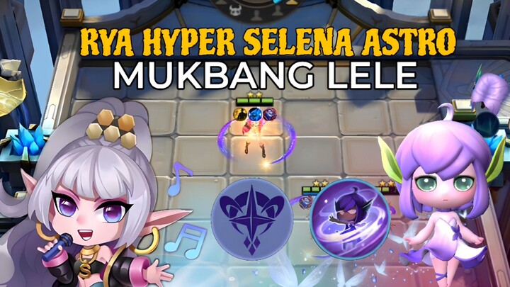 Main MC Commander Rya Hyper Selena Astro - Auto Mukbang Lele