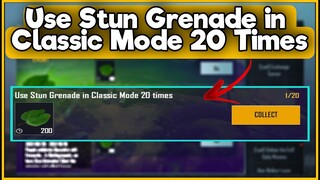 Use Stun Grenade in Classic Mode 20 Times | New Dussehra Event