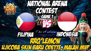 RRQ'LEMON UJI COBA Skin BARU ODETTE, MALAH DAPET MVP WKWKWK   | NATIONAL ARENA CONTEST 21122017