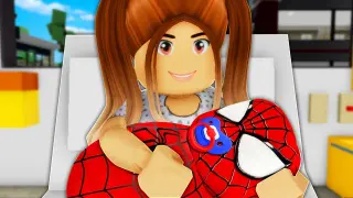 Born To Be SPIDERMAN in Roblox BROOKHAVEN RP!!