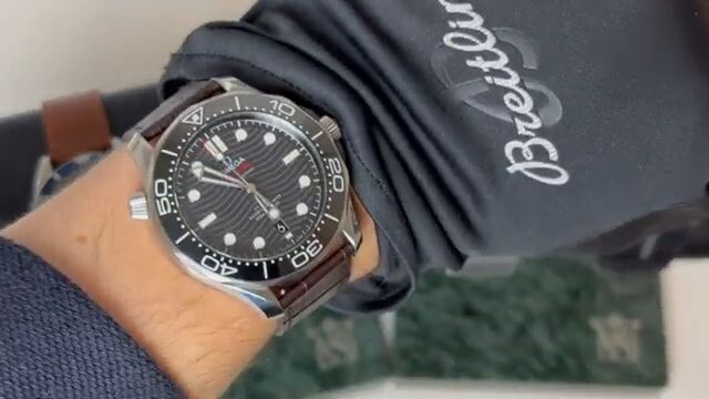 Wristbuddys Embossed Alligator Leather Straps, Omega Seamaster Professional Dive