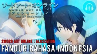 Kirito vs Eugeo | SAO Alicization | Fandubbing Indonesia