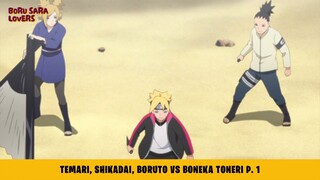 Temari, Shikadai, Boruto vs Boneka Toneri Part 1 | Boruto: Naruto Next Generations