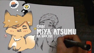 WIBU PASTI TAU INI SIAPA!! chibi miya atsumu dari SMA inarizaki _fastdrawing