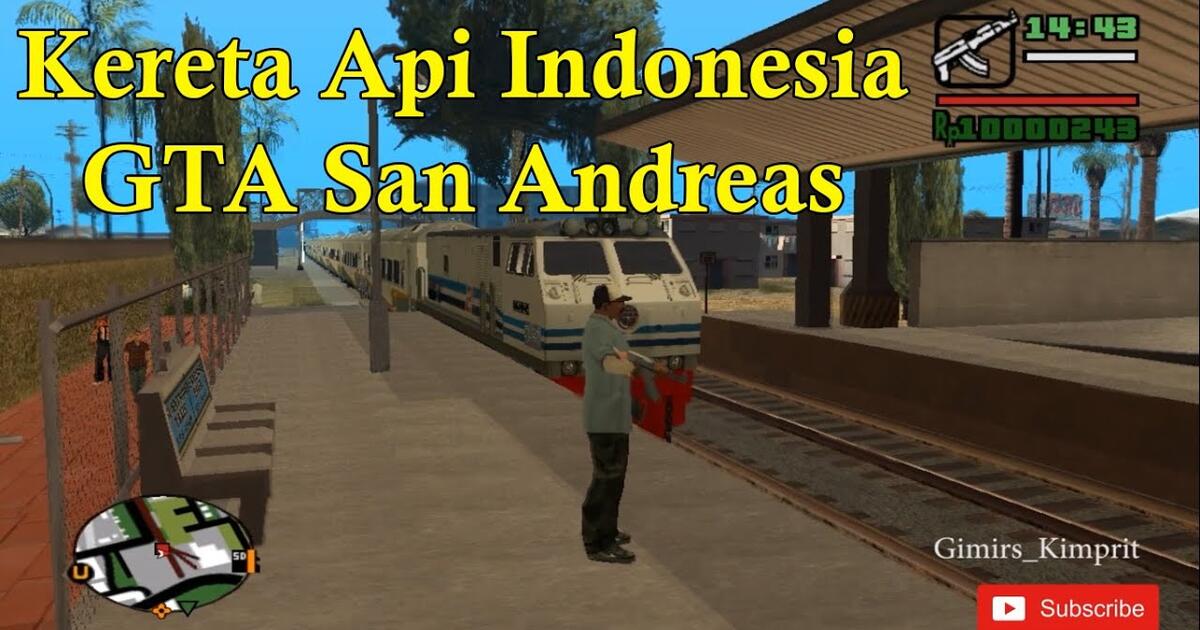  57 Collection Mod Gta San Andreas Kereta Api Indonesia  Best HD