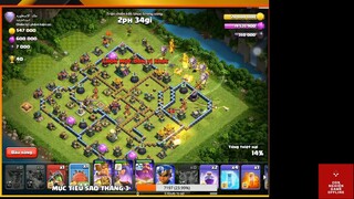 BAY CÚP HUYỀN THOẠI - Th14 ATTACK Clash of Clans 2022 - Trận 4 #game