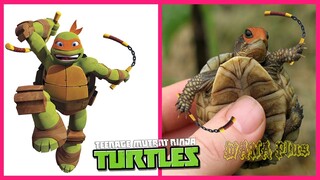 🐢 Teenage Mutant Ninja Turtles In Real Life 💥 All Characters 👉@WANAPlus