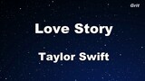 Love Story  Taylor Swift Karaoke With Guide Melody