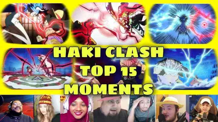 Haki Clash Top 15 Moments / One Piece Reaction Mashup