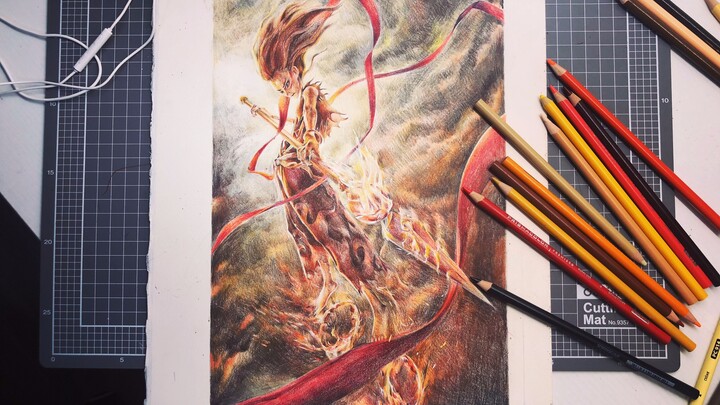 [Colored Pencil] Nezha: Birth Of The Demon Child