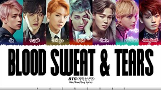 BTS 'Blood Sweat & Tears' Lyrics (Color Coded Lyrics)