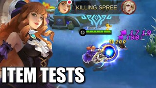 MS VIOLET'S ITEM TESTS?!