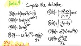 OSU Math 1151 Practice4: Compute the derivative