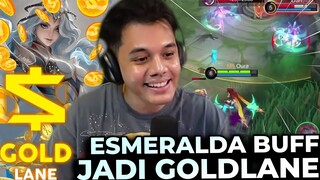 Esme Di BUFF!! Jadi Goldlane Full Magic Sekali ULTI + Skill 2 langsung Mininggoy!! - Mobile Legends