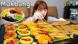 👩‍🍳요리먹방- 6종모듬전+비빔국수🍜 육전,삼색전,새우전,호박전,버섯전,동그랑땡에 막걸리먹방 Korean Food MUKBANG ASMR EATINGSHOW REALSOUND 먹방