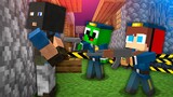 Baby JJ and Baby Mikey joind a Police in Minecraft ! What happened?  (Maizen Mazien Mizen)