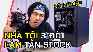 Dàn PC 13 Triệu Với Core i3 10105F: Liệu Tản Stock Intel Mới Có MÁT HƠN? | Gaming PC - Glacier 1650