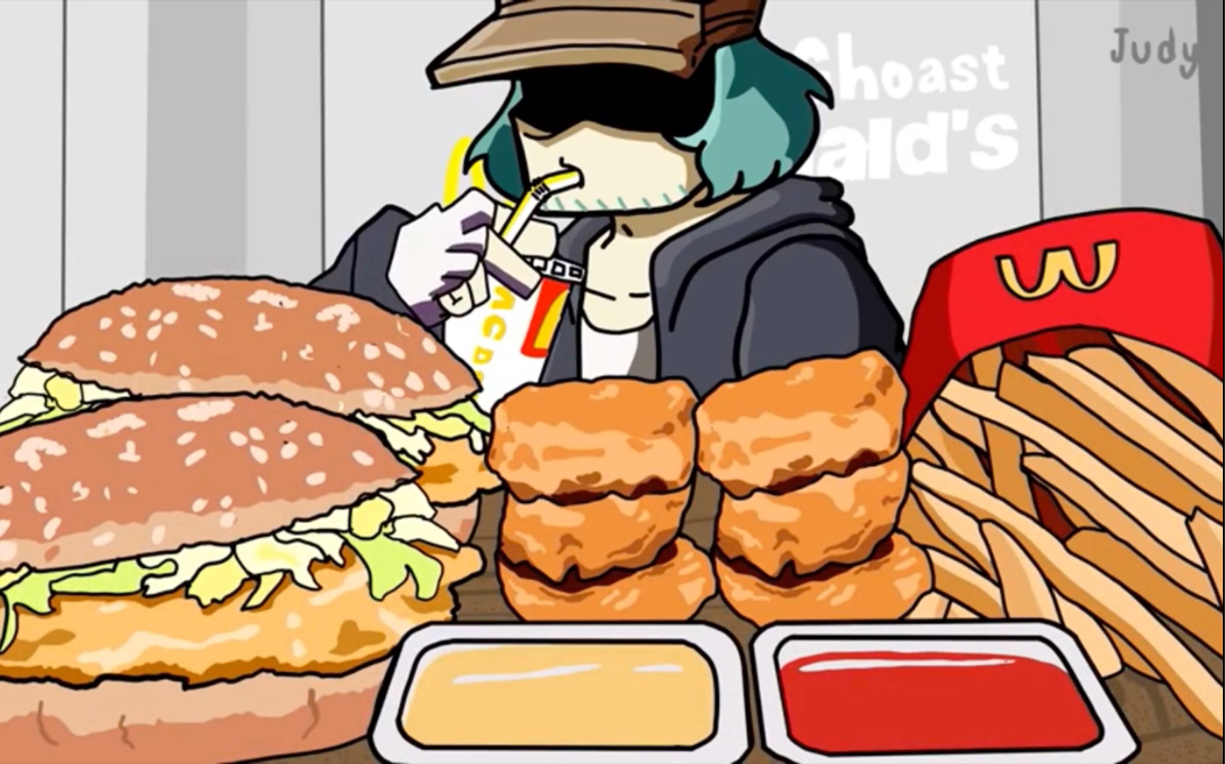 McDonalds As An Anime Girl by BaronDeluxe on DeviantArt