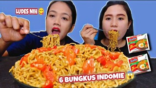 MUKBANG INDOMIE GORENG 6 BUNGKUS LUDES, MIE TERENAK DI DUNIA NO DEBAT!!!