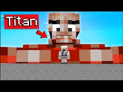J'ai testé le mod de l’Attaque des Titans dans Minecraft…