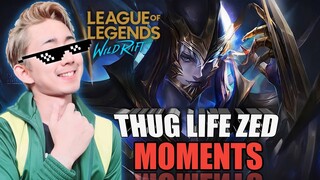 UNSTOPPABLE ZED‼️League of Legends: WILD RIFT BEST MOMENTS & OUTPLAYS | ZED MONTAGE