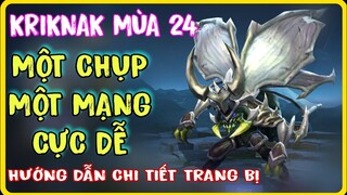 Krinak Mùa 24 | Hướng dẫn Lên đồ - Phù hiệu - Bảng Ngọc Krinak mạnh nhất Liên Quân | @HDGAME76