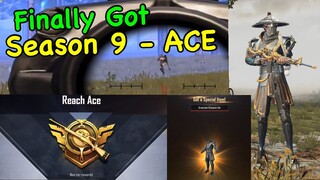 Finally Got the Season 9 Ace Rank | PUBG MOBILE - IPAD MINI 5