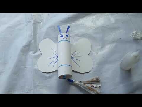 Instructions for making a paper bee lantern
