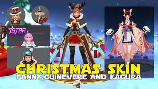 FANNY UPCOMING CHRISTMAS CARNIVAL SKIN KAGURA STARLIGHT AND GUINEVERE NEW SKIN UPCOMING UPDATES MLBB