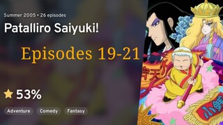 Patalliro Saiyuuki - Episodes 19-21 (DVD)