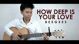 "How Deep Is Your Love" by Bee Gees Fingerstyle Guitar Cover by Mark Sagum | Free Tabs