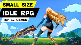 Top 12 Best IDLE RPG mobile games for android iOS | (SMALL SIZE IDLE game RPG for low end phones)