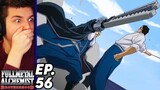 THE FUHRER'S RETURN... | Fullmetal Alchemist: Brotherhood Episode 56 REACTION!!