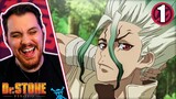 Let's Get Stoned || Dr. Stone Episode 1 REACTION + REVIEW