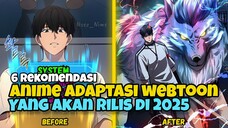 6 Rekomendasi Anime Reinkarnasi Adaptasi Webtoon Terbaik Yang Akan Rilis di 2025 Mendatang!!?