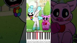 Craftycorn arona dance 🦄🌈 | Poppy Playtime Chapter 3 (@bree_animation) - Octave Piano Tutorial