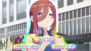 Nakano Miku - Edit Raw Daddystlye Shape Of You [Alight Motion]