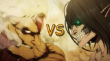 Eren vs Reiner Titan Fight  Attack on Titan Final Season Part 2