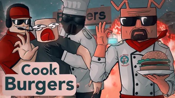 Roblox Cook Burgers: BAKING BAD (ft. @JOHN ROBLOX - @DarkAltrax )