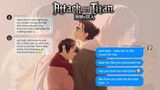 eren and mikasa get closure after break up pt. 2 | take her to the moon lyric prank [aot]