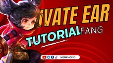 Tutorial Hero Fang (Private Ear) - Honor of Kings