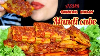 ASMR CIRENG CIBAY MANDI CABE || SUPER PEDAS || ASMR INDONESIA